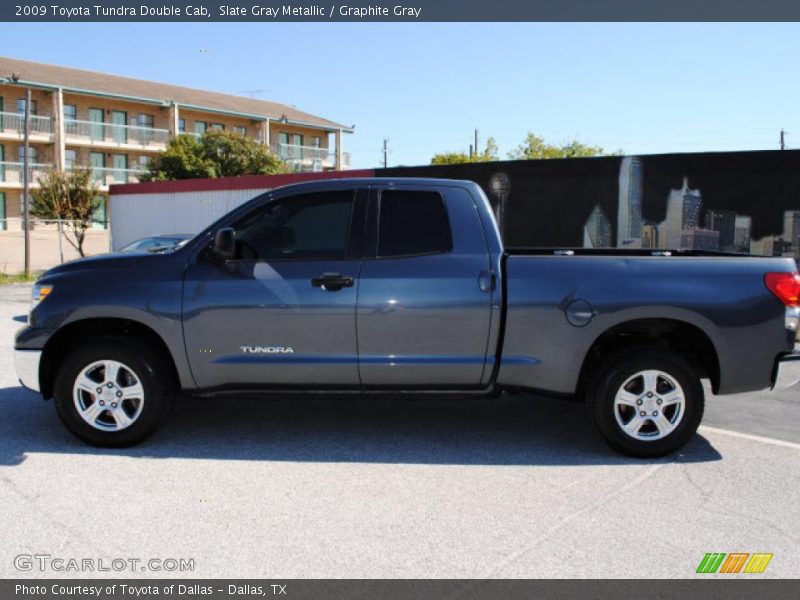 Slate Gray Metallic / Graphite Gray 2009 Toyota Tundra Double Cab
