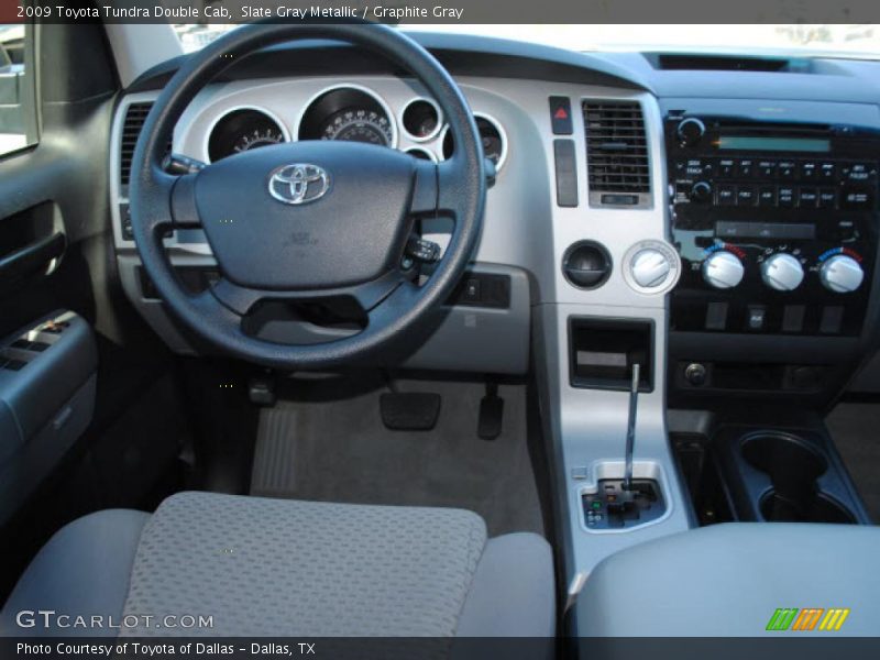 Slate Gray Metallic / Graphite Gray 2009 Toyota Tundra Double Cab