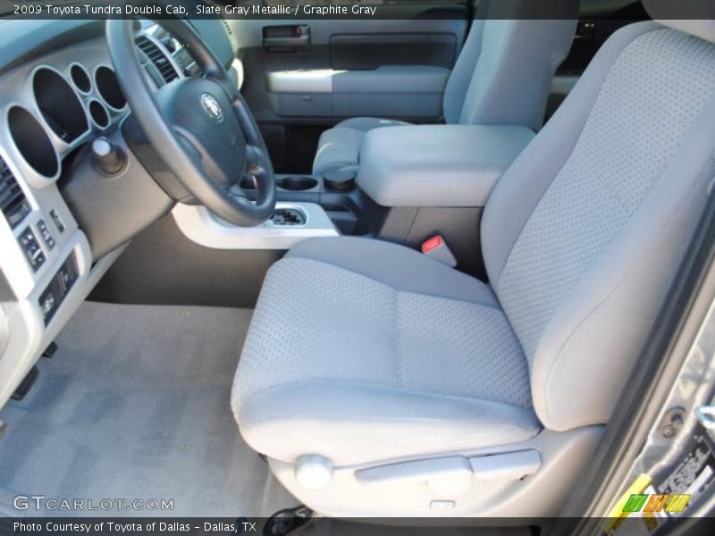 Slate Gray Metallic / Graphite Gray 2009 Toyota Tundra Double Cab
