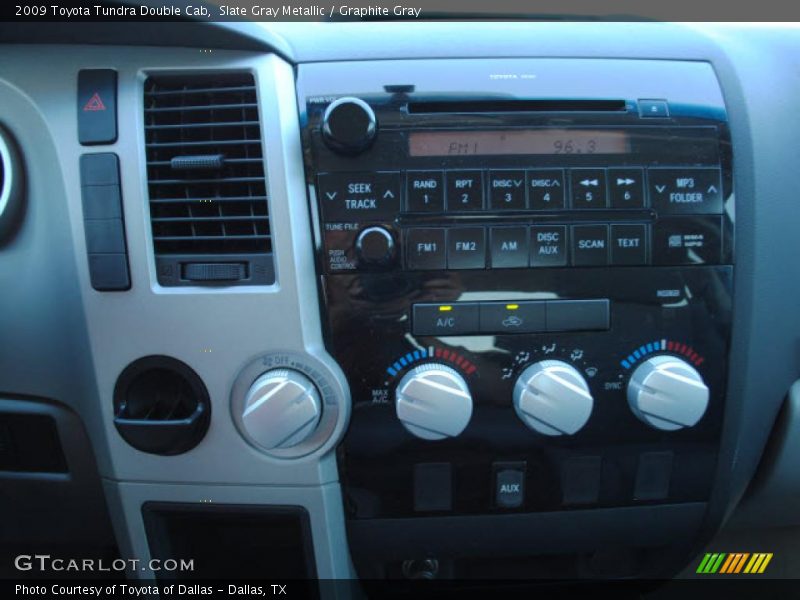 Slate Gray Metallic / Graphite Gray 2009 Toyota Tundra Double Cab