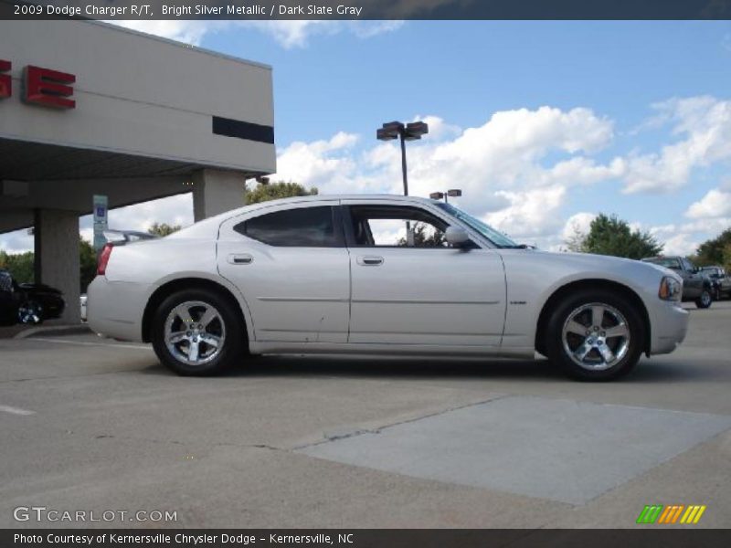 Bright Silver Metallic / Dark Slate Gray 2009 Dodge Charger R/T