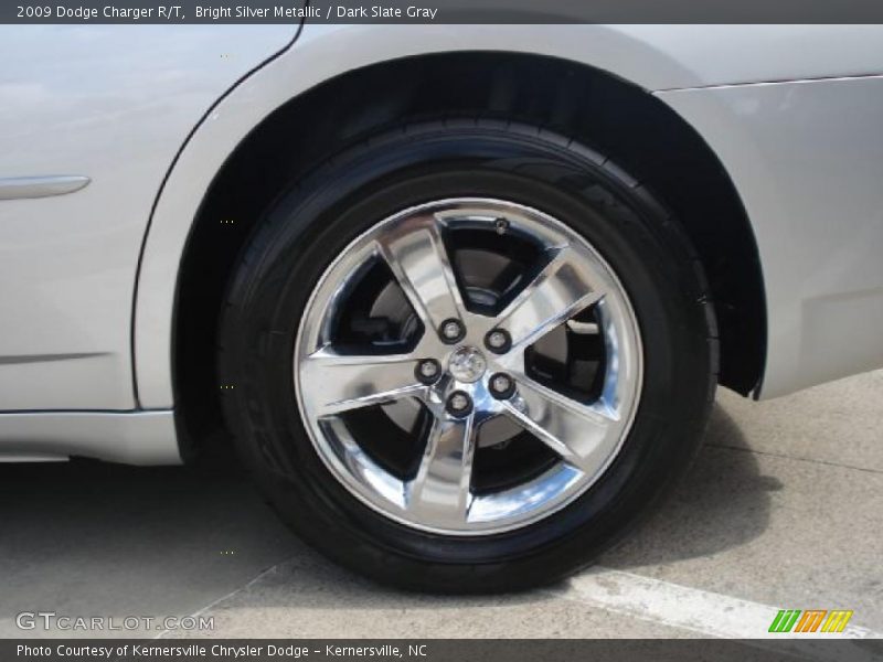 Bright Silver Metallic / Dark Slate Gray 2009 Dodge Charger R/T