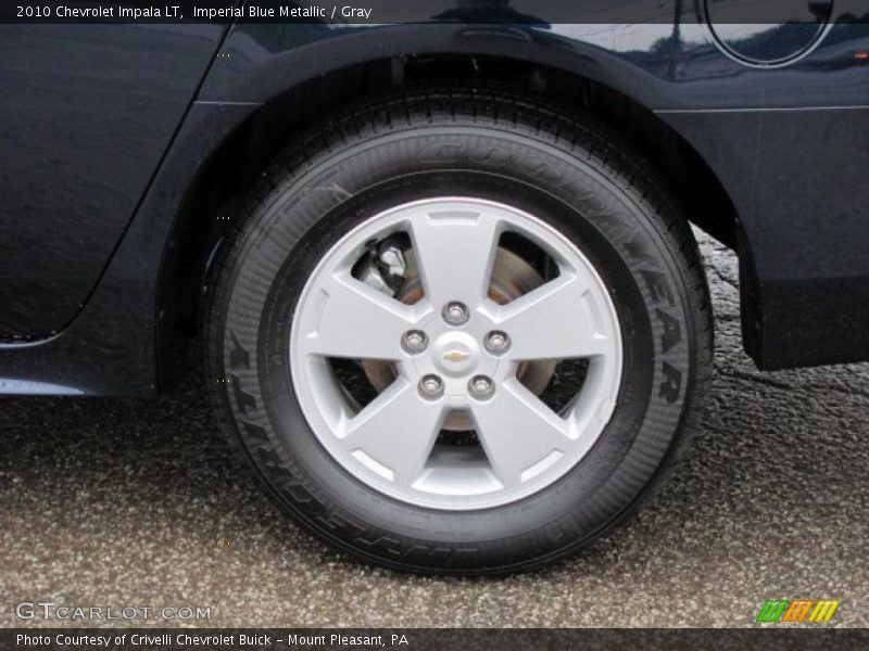 Imperial Blue Metallic / Gray 2010 Chevrolet Impala LT