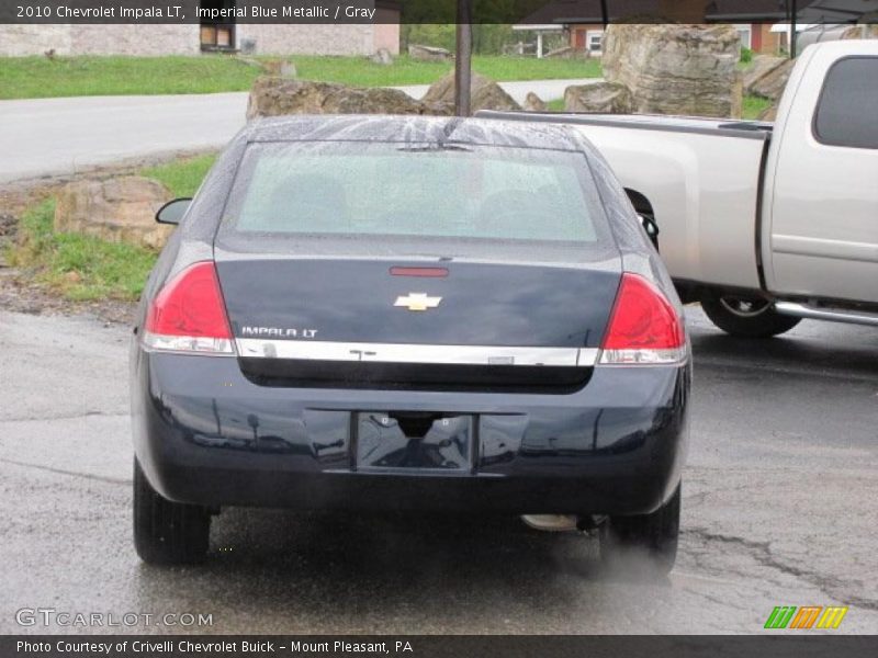 Imperial Blue Metallic / Gray 2010 Chevrolet Impala LT