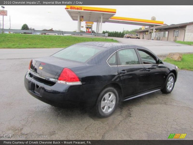 Imperial Blue Metallic / Gray 2010 Chevrolet Impala LT