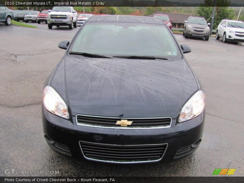 Imperial Blue Metallic / Gray 2010 Chevrolet Impala LT