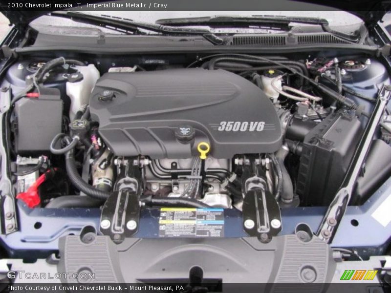Imperial Blue Metallic / Gray 2010 Chevrolet Impala LT