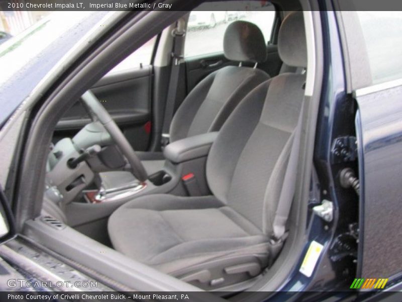 Imperial Blue Metallic / Gray 2010 Chevrolet Impala LT