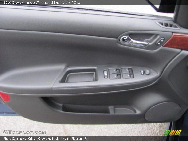 Imperial Blue Metallic / Gray 2010 Chevrolet Impala LT