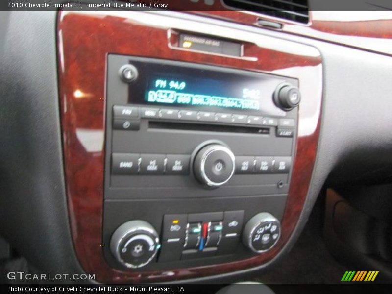 Imperial Blue Metallic / Gray 2010 Chevrolet Impala LT