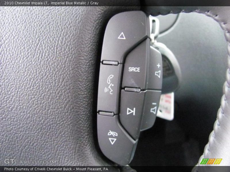 Imperial Blue Metallic / Gray 2010 Chevrolet Impala LT