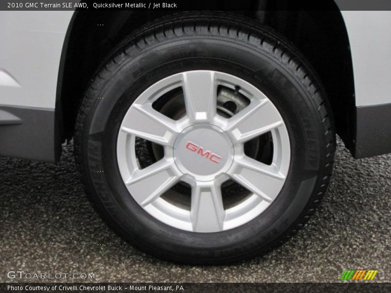 Quicksilver Metallic / Jet Black 2010 GMC Terrain SLE AWD