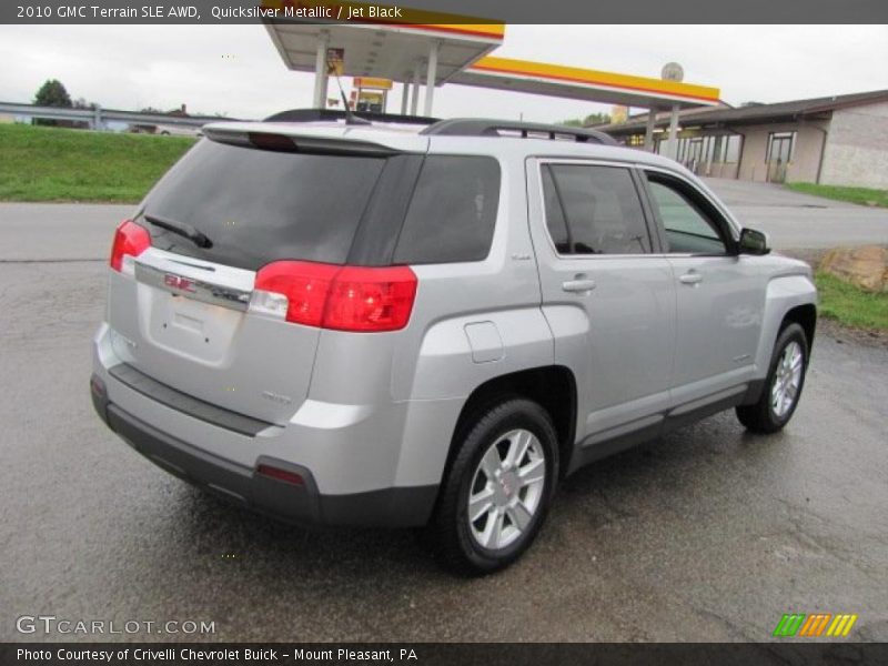 Quicksilver Metallic / Jet Black 2010 GMC Terrain SLE AWD
