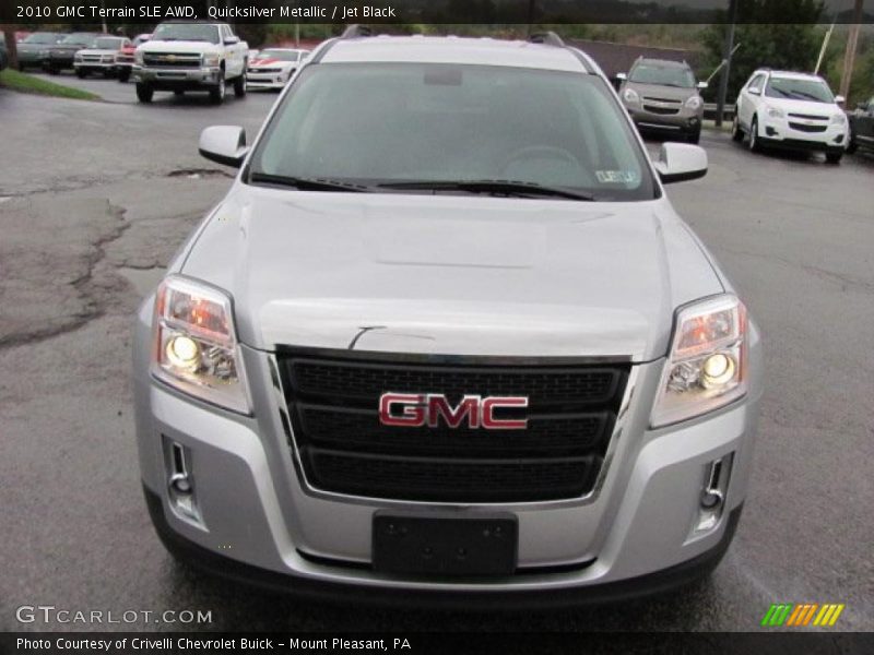 Quicksilver Metallic / Jet Black 2010 GMC Terrain SLE AWD