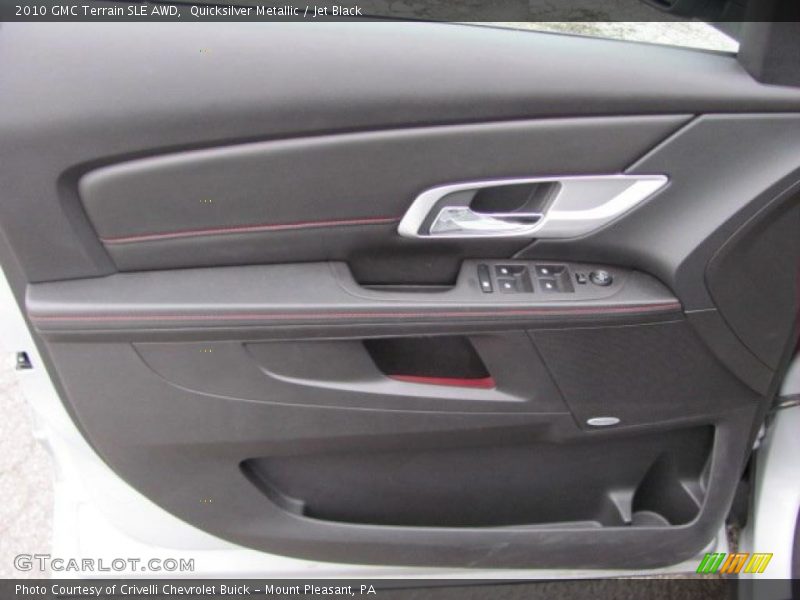 Quicksilver Metallic / Jet Black 2010 GMC Terrain SLE AWD