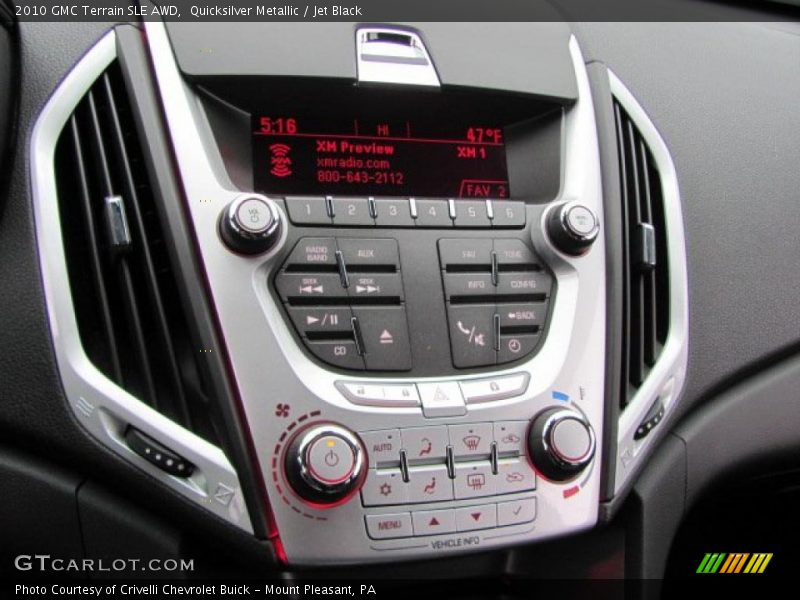 Quicksilver Metallic / Jet Black 2010 GMC Terrain SLE AWD