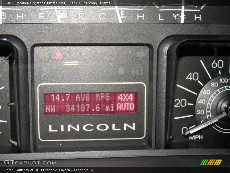 Black / Charcoal/Caramel 2007 Lincoln Navigator Ultimate 4x4