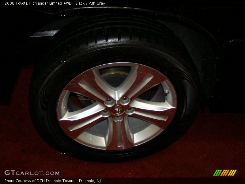 Black / Ash Gray 2008 Toyota Highlander Limited 4WD