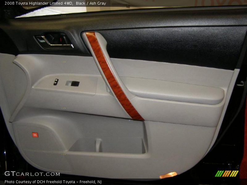 Black / Ash Gray 2008 Toyota Highlander Limited 4WD