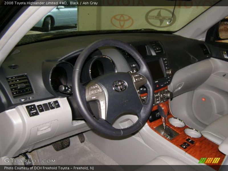 Black / Ash Gray 2008 Toyota Highlander Limited 4WD