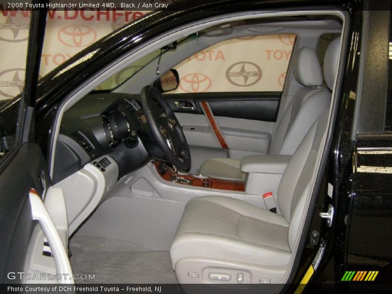Black / Ash Gray 2008 Toyota Highlander Limited 4WD