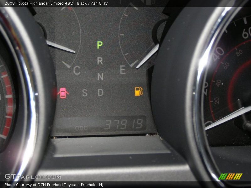 Black / Ash Gray 2008 Toyota Highlander Limited 4WD