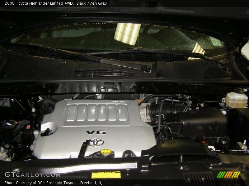 Black / Ash Gray 2008 Toyota Highlander Limited 4WD