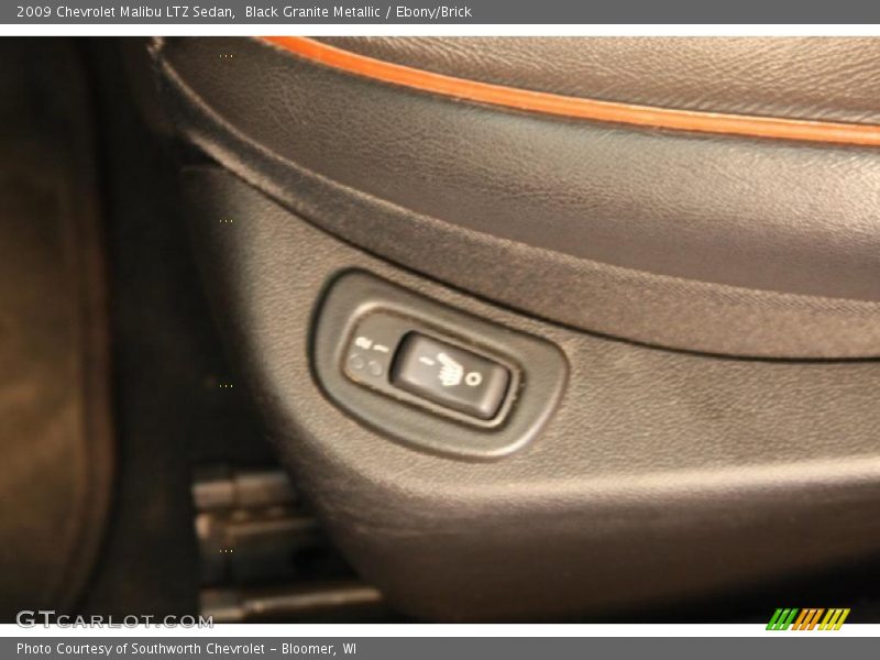 Black Granite Metallic / Ebony/Brick 2009 Chevrolet Malibu LTZ Sedan
