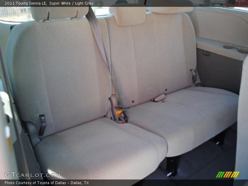 Super White / Light Gray 2011 Toyota Sienna LE