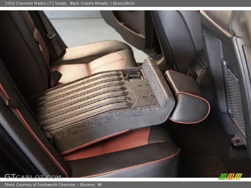 Black Granite Metallic / Ebony/Brick 2009 Chevrolet Malibu LTZ Sedan