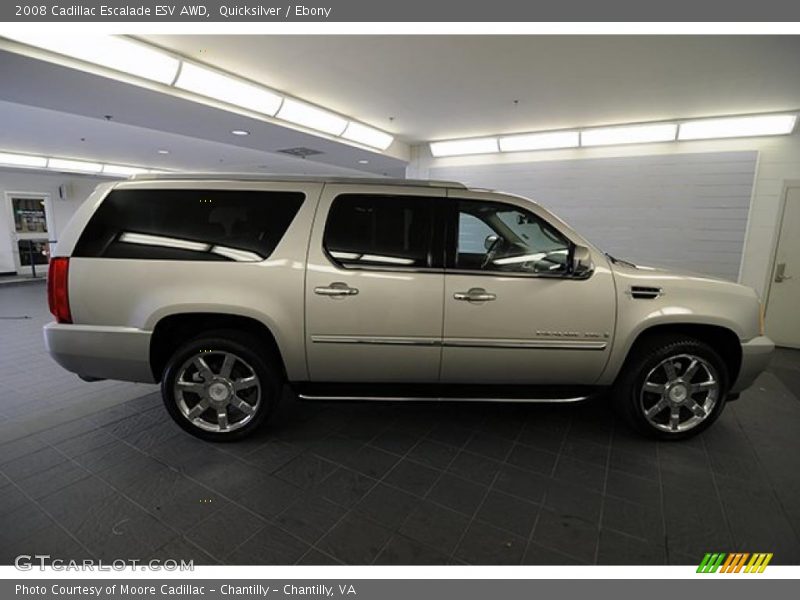Quicksilver / Ebony 2008 Cadillac Escalade ESV AWD