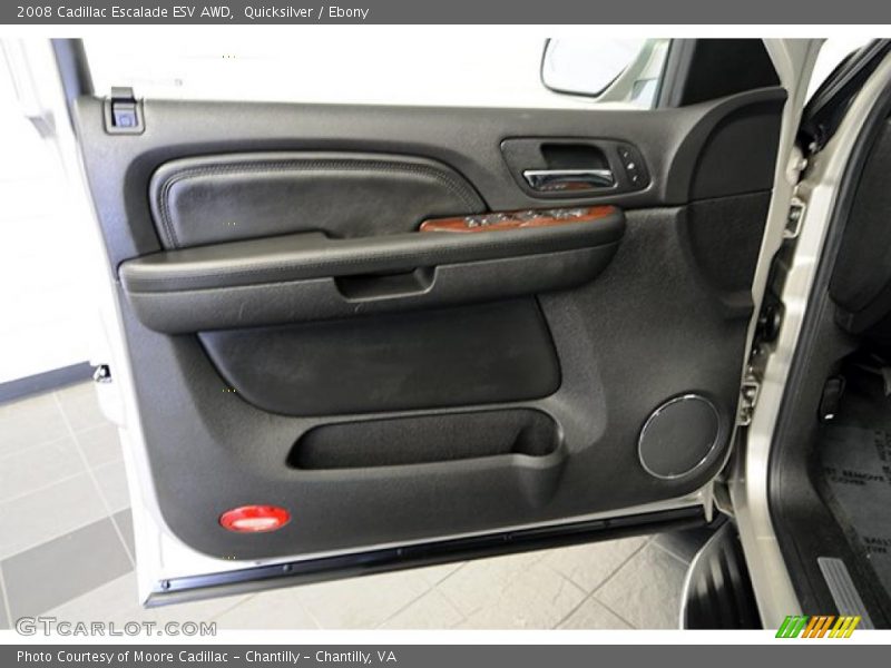 Quicksilver / Ebony 2008 Cadillac Escalade ESV AWD