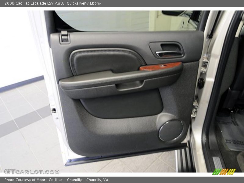 Quicksilver / Ebony 2008 Cadillac Escalade ESV AWD