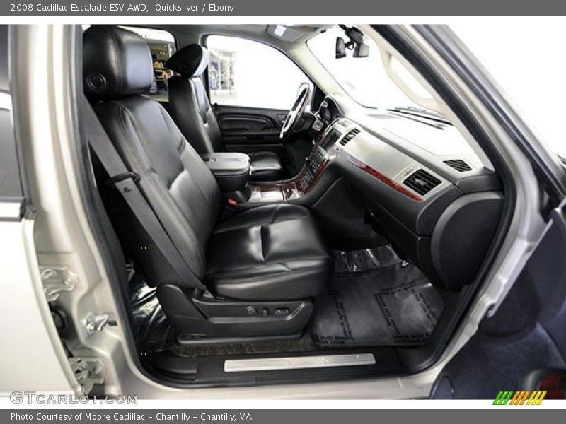 Quicksilver / Ebony 2008 Cadillac Escalade ESV AWD
