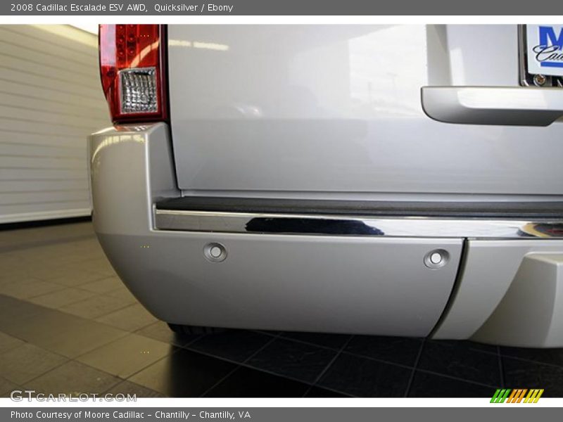 Quicksilver / Ebony 2008 Cadillac Escalade ESV AWD