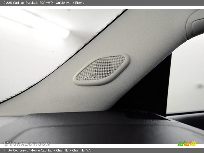 Quicksilver / Ebony 2008 Cadillac Escalade ESV AWD