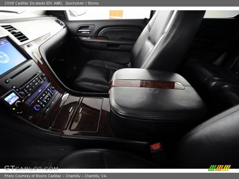 Quicksilver / Ebony 2008 Cadillac Escalade ESV AWD