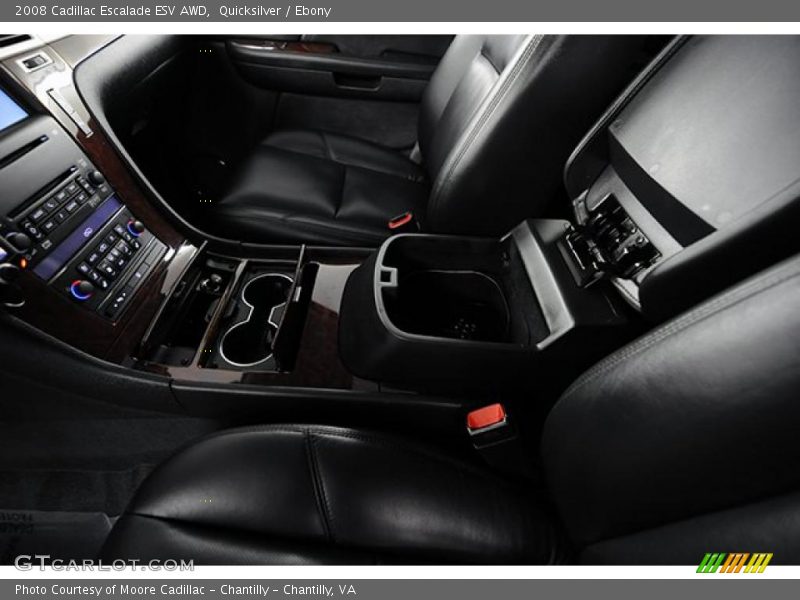 Quicksilver / Ebony 2008 Cadillac Escalade ESV AWD