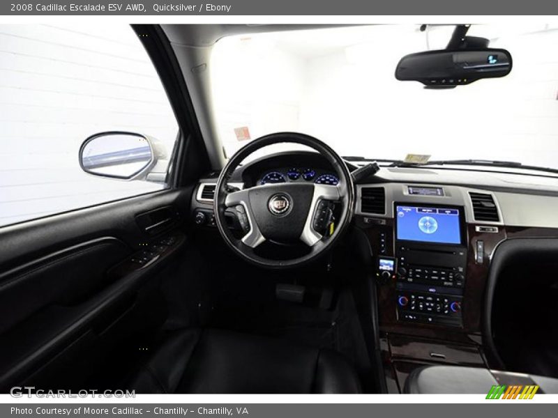 Quicksilver / Ebony 2008 Cadillac Escalade ESV AWD
