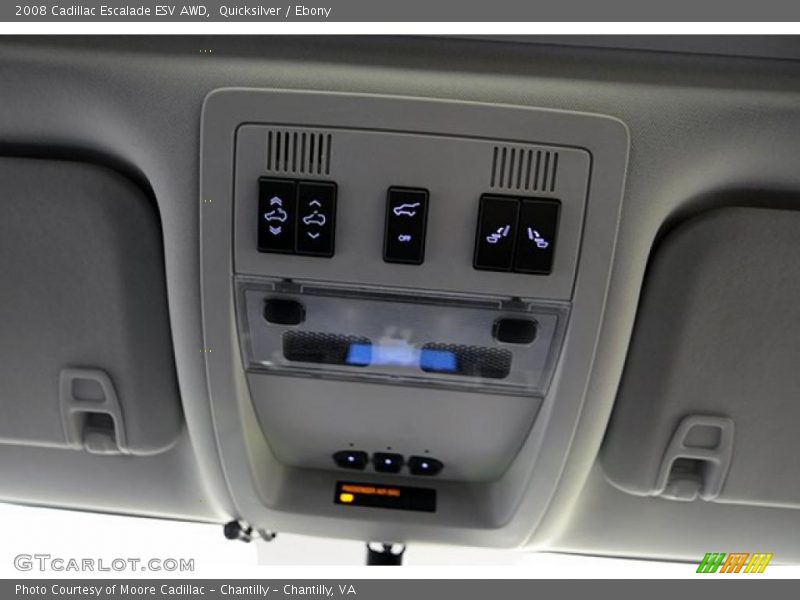 Quicksilver / Ebony 2008 Cadillac Escalade ESV AWD