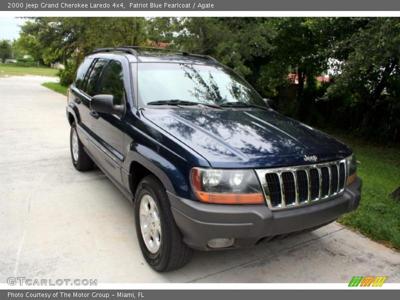 Patriot Blue Pearlcoat / Agate 2000 Jeep Grand Cherokee Laredo 4x4