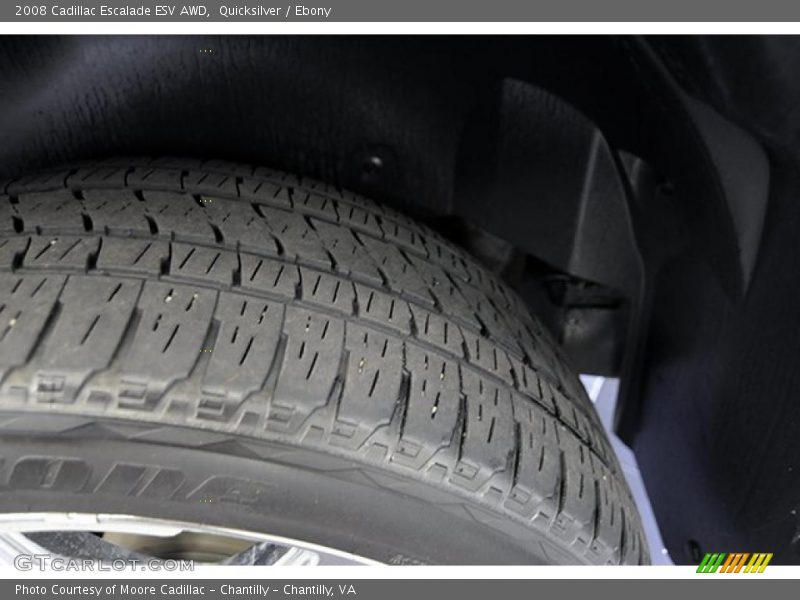 Quicksilver / Ebony 2008 Cadillac Escalade ESV AWD