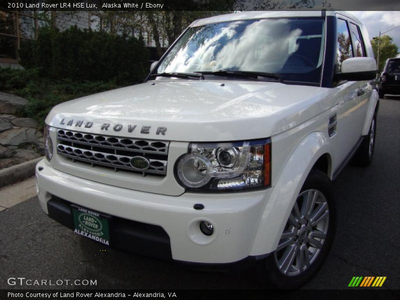 Alaska White / Ebony 2010 Land Rover LR4 HSE Lux