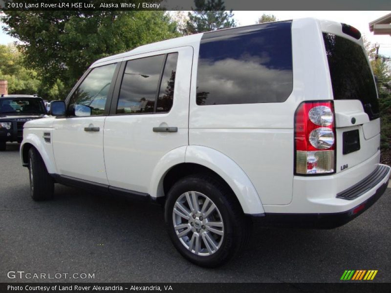 Alaska White / Ebony 2010 Land Rover LR4 HSE Lux