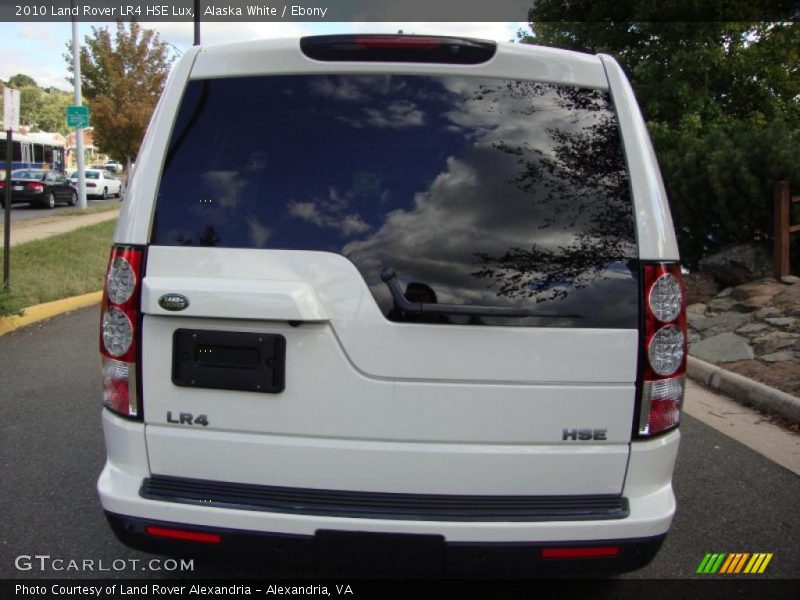 Alaska White / Ebony 2010 Land Rover LR4 HSE Lux