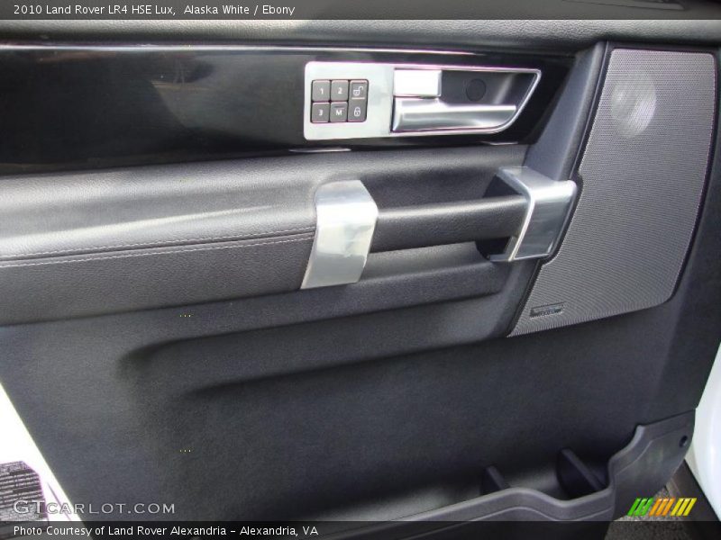 Alaska White / Ebony 2010 Land Rover LR4 HSE Lux