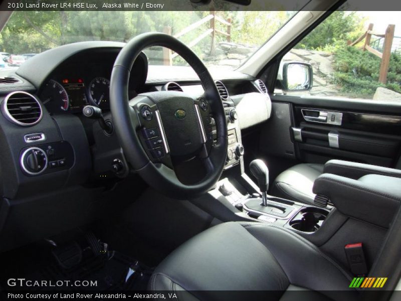 Alaska White / Ebony 2010 Land Rover LR4 HSE Lux