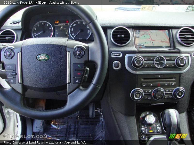 Alaska White / Ebony 2010 Land Rover LR4 HSE Lux
