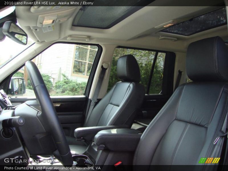 Alaska White / Ebony 2010 Land Rover LR4 HSE Lux