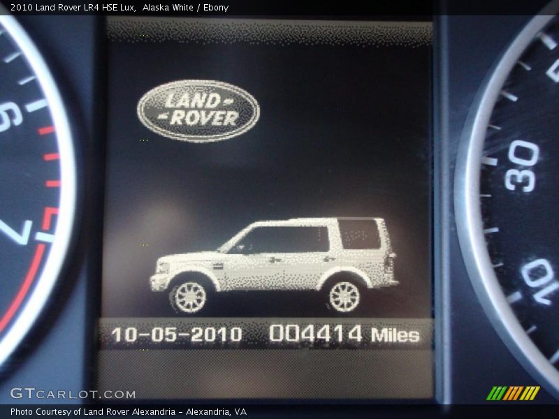 Alaska White / Ebony 2010 Land Rover LR4 HSE Lux